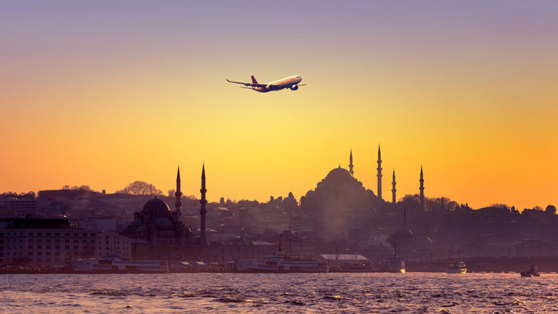 پرواز به استانبول