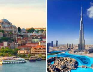 مقایسه هزینه سفر به دبی و ترکیه